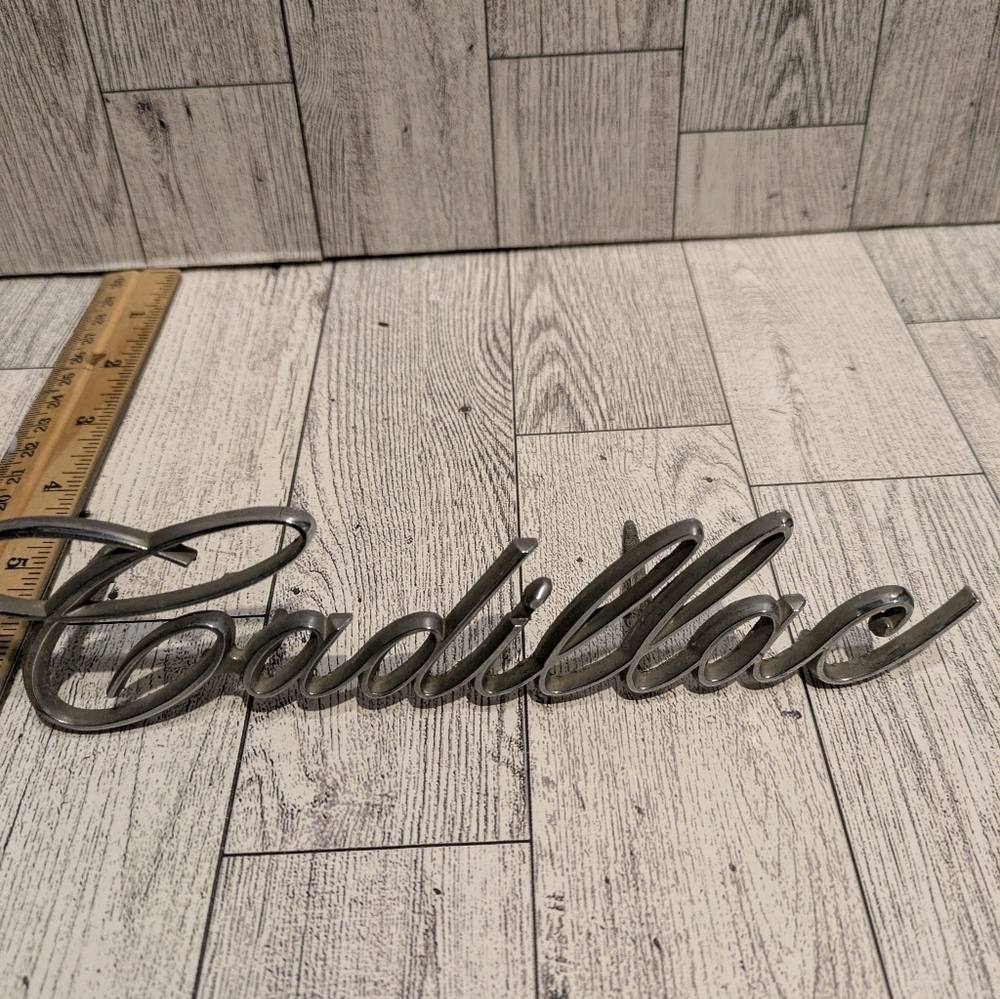 Cadillac Silver Car Emblem